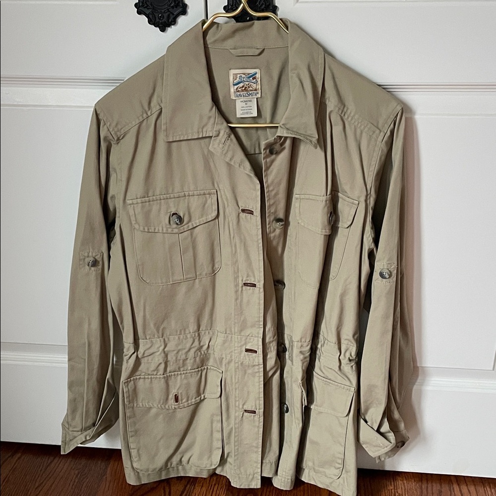 TravelSmith Women's Tan Utility Jacket